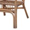 Baxton Studio Lamaria Modern Bohmenian Natural Brown Antique Rattan 2Piece Chair and Footstool Set 219-12715-12716-ZORO - alternate 2